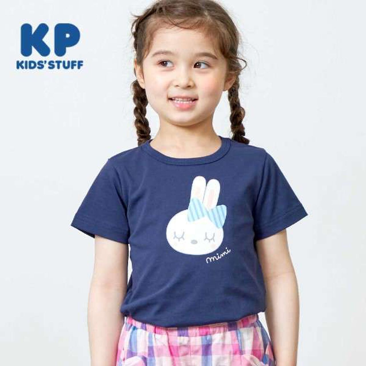 KP Rabbit Back Logo Short Sleeve T-Shirt [100-130],Pink, large image number 22