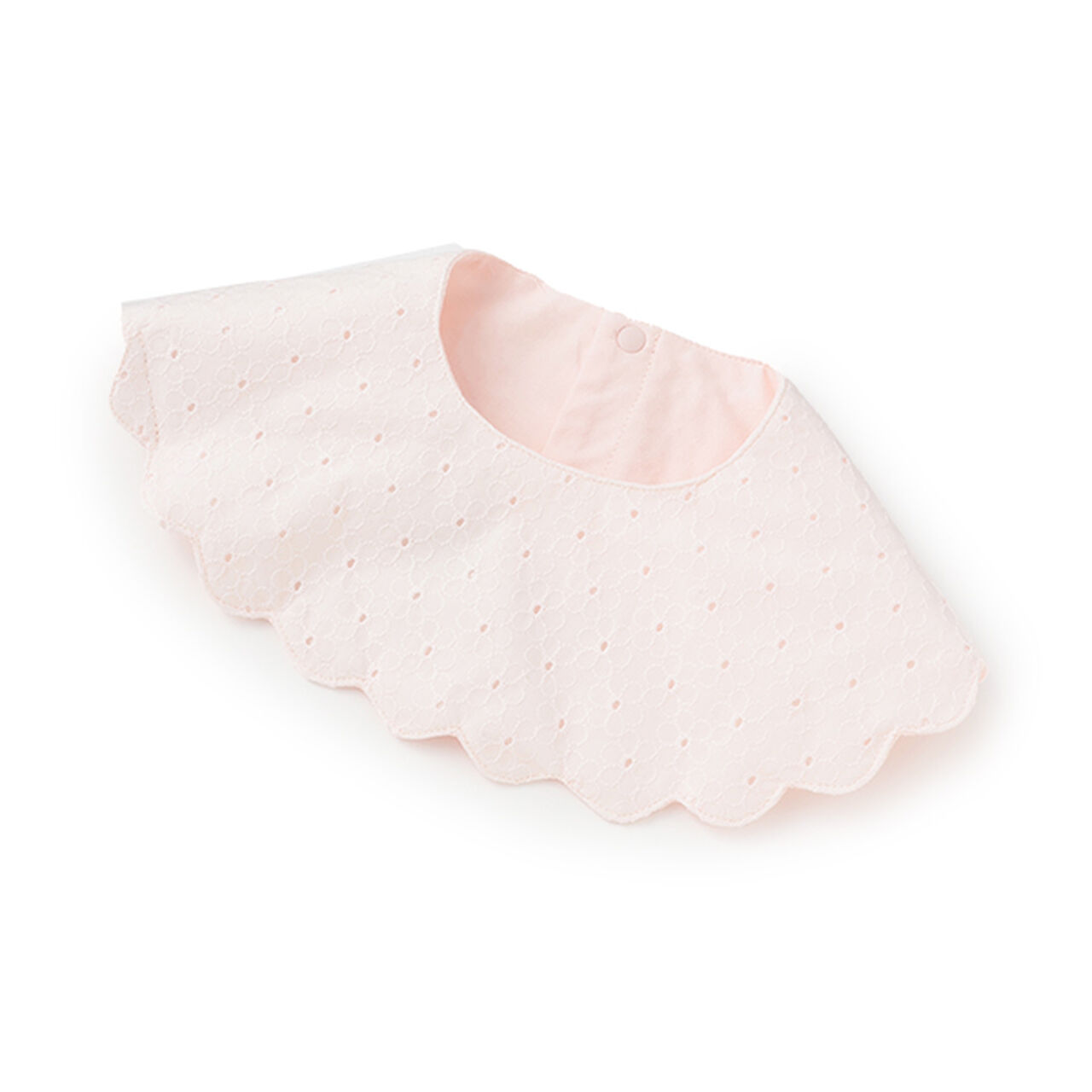 Waterproof Scallop Trim Bib,Blue gray, large image number 10