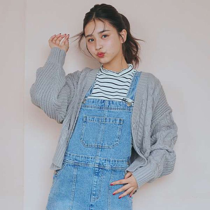 Washable Cable Knit Cardigan,Ivory, medium image number 1