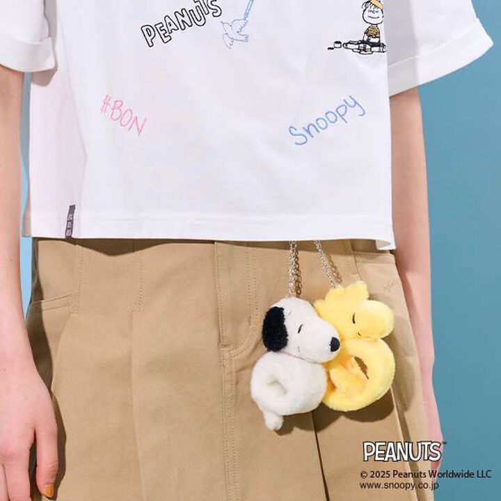 [PEANUTS] Twist Fur Charm,White, medium image number 10