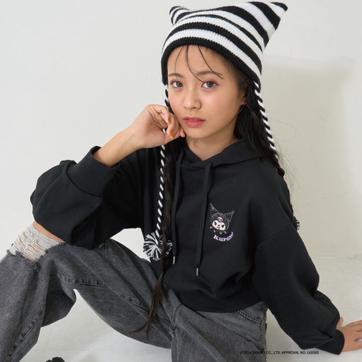 [Sanrio Characters] Embroidered Denim Pants,Emerald green, medium image number 5