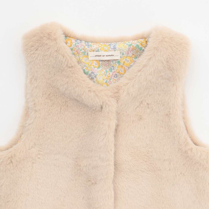 Liberty Fur Vest,Pink, medium image number 2