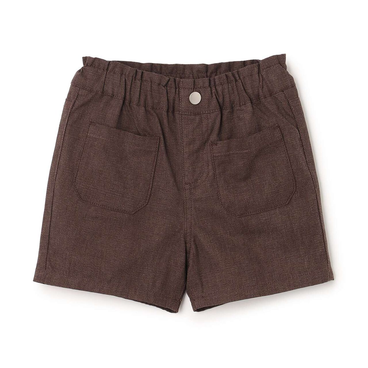 Washed Heart Pocket Shorts,Blue, large image number 4