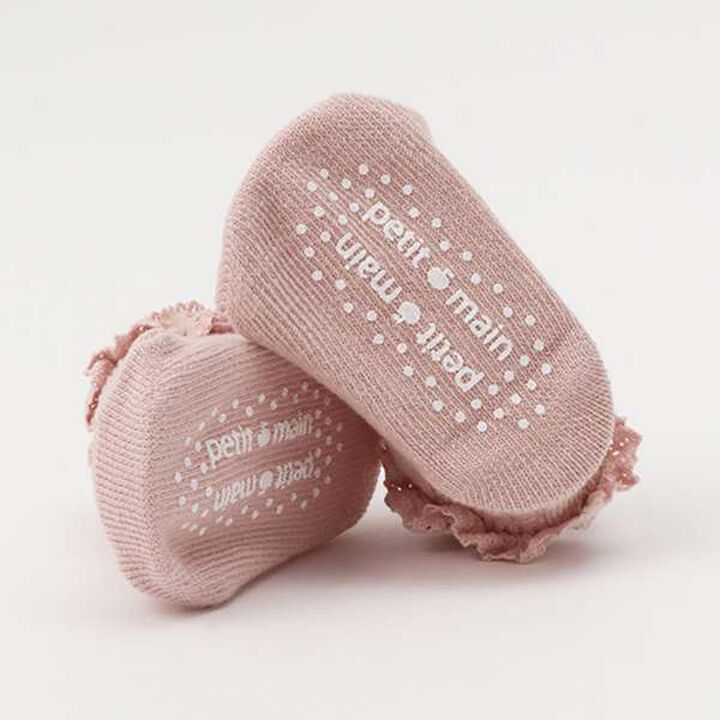 Lace Cup Socks,Blue gray, medium image number 5