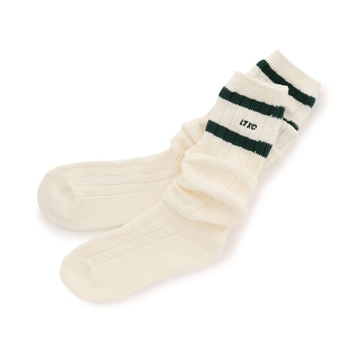 [LTXC] Stripe Logo Loose Socks,, medium