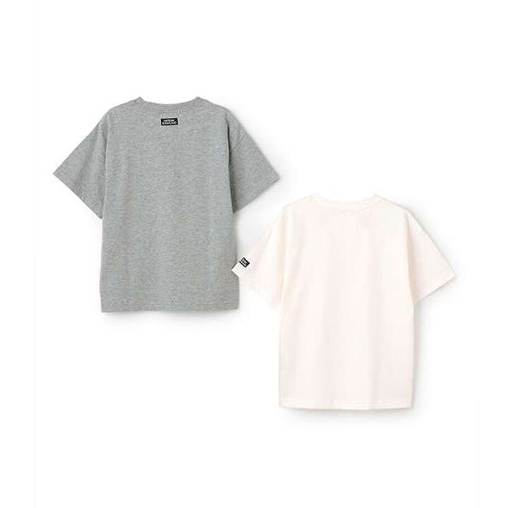 [Daily Standard Wear] 2-Pack Simple T-Shirt Set,Top gray, medium image number 1