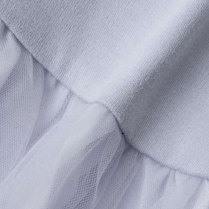 [Link] Sheer Peplum Docking T-Shirt,Light blue, medium image number 10