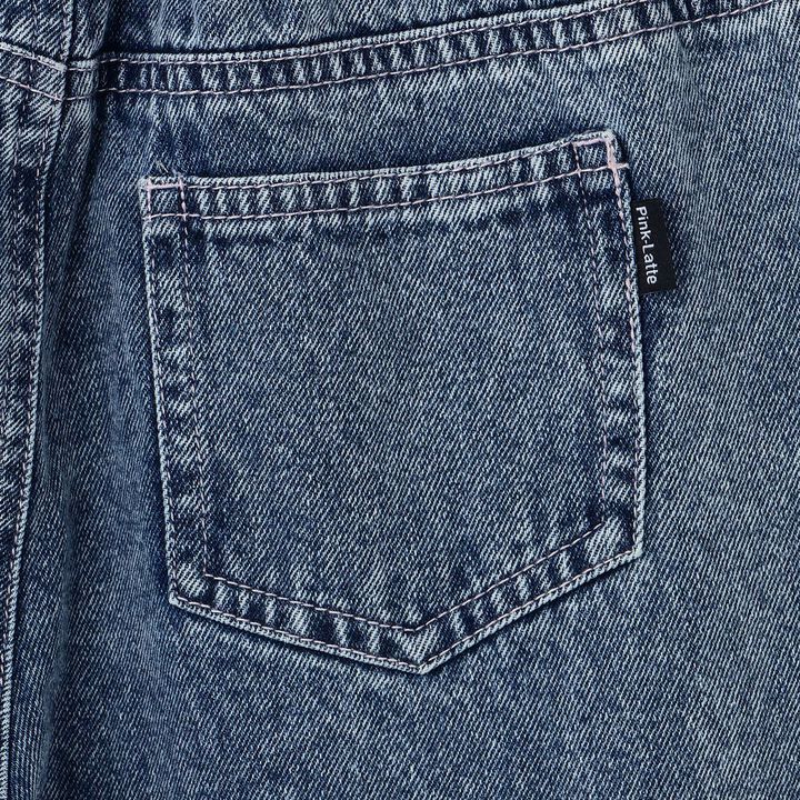 Side-Cut Distressed Long Pants,Gray, medium image number 5