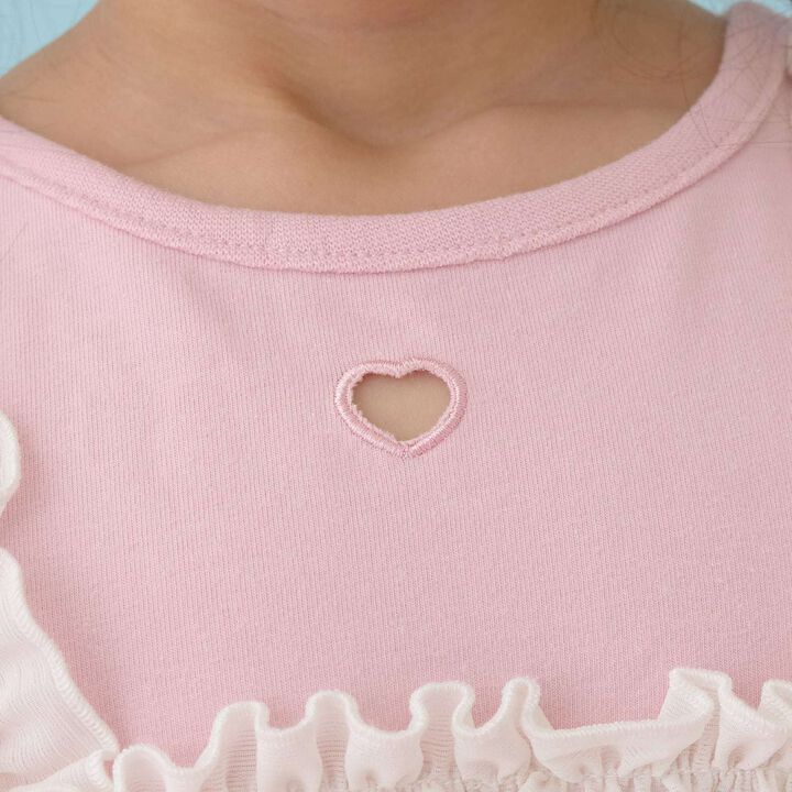 [Either Way Is Fine] UV Protection & Cool Touch Tiered Camisole Docking T-Shirt [Kids Girls],Mint, medium image number 20