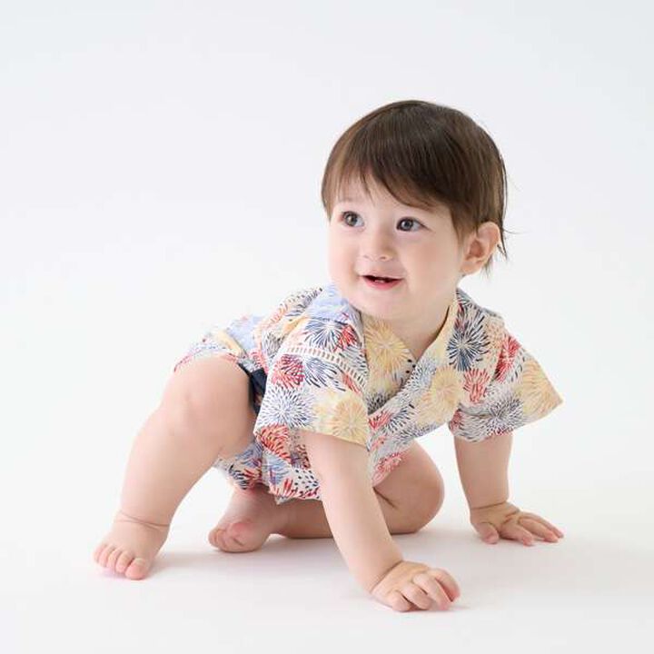 Boys' Assorted Baby Jinbei,Navy, medium image number 12