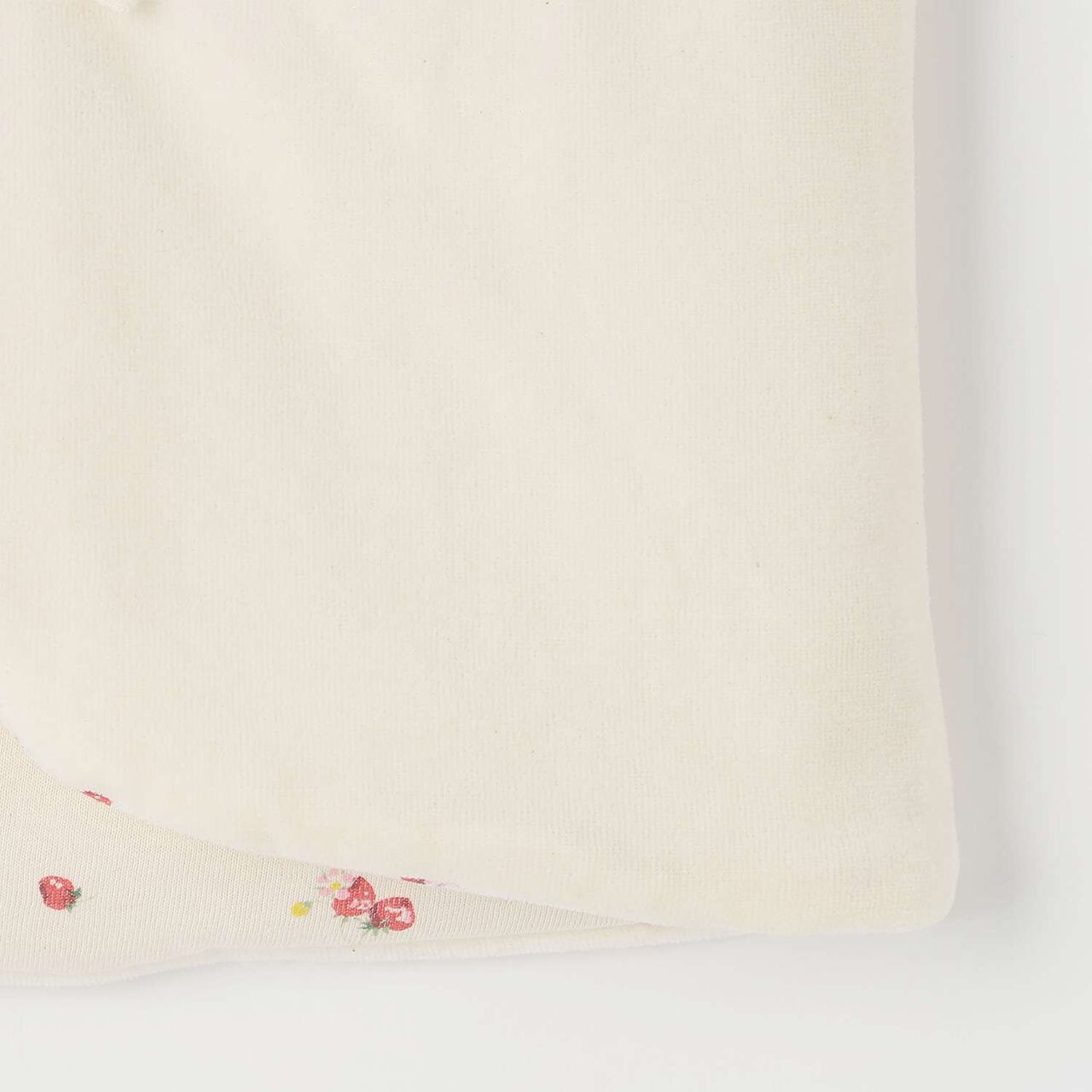Wild Strawberry Embroidered Vest [Organic] [Made in Japan],Pearl white, large image number 5