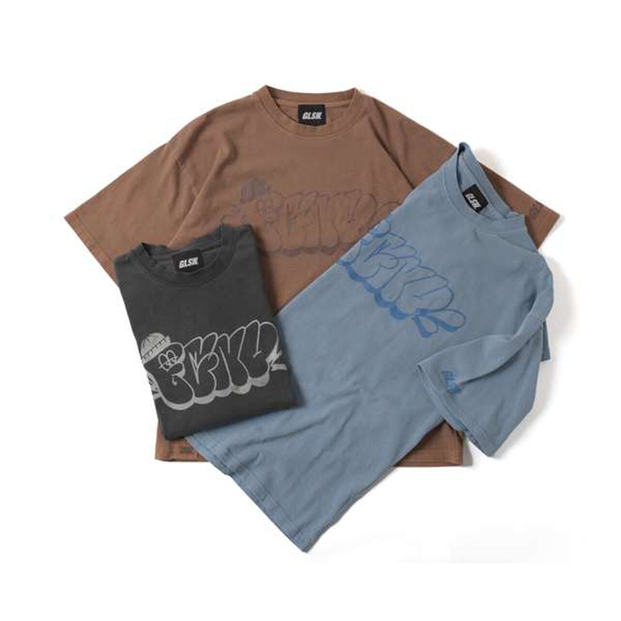 [FORGETNEVER] Heavyweight Pigment-Dyed Printed T-Shirt,Brown, large image number 10