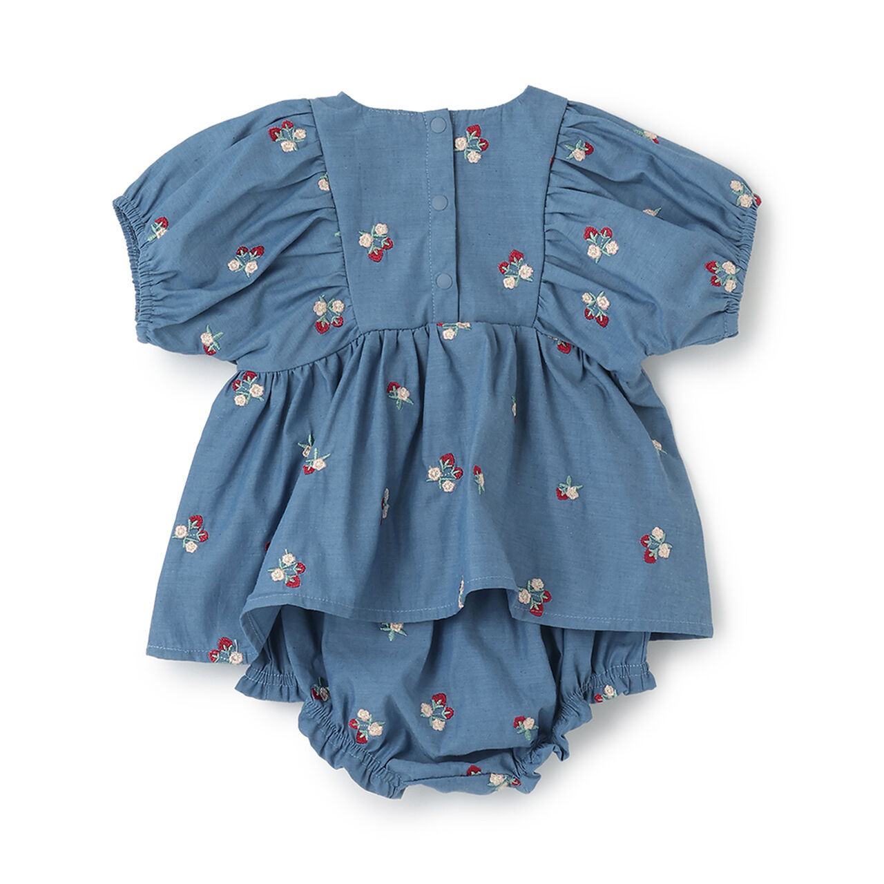 [Link] Strawberry Pattern Outfit Set,Navy, large image number 1