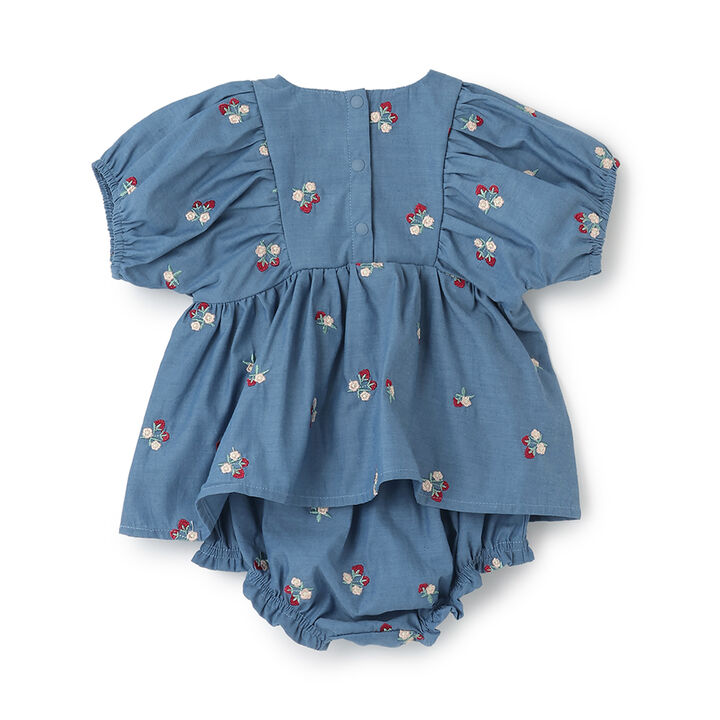[Link] Strawberry Pattern Outfit Set,Navy, medium image number 1