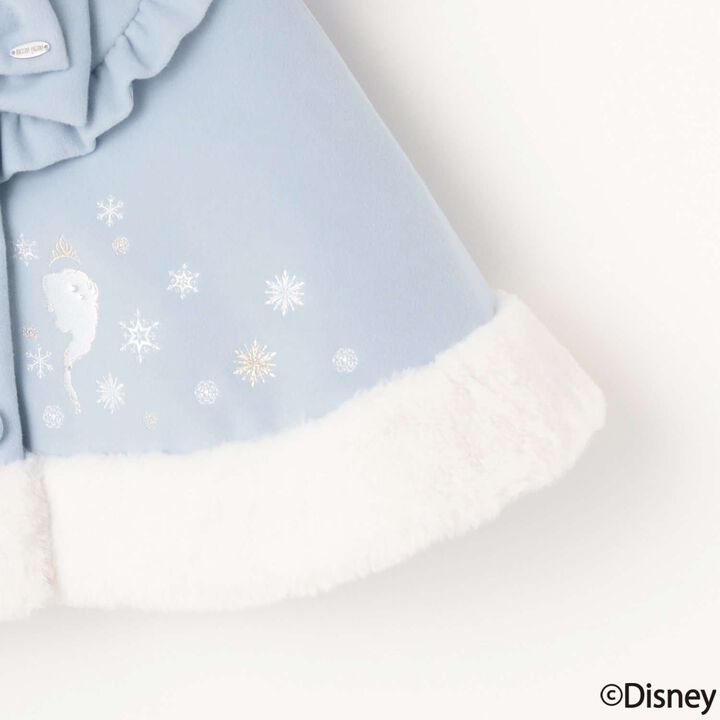 [Elsa] Frozen Character Poncho,Sax blue, medium image number 6