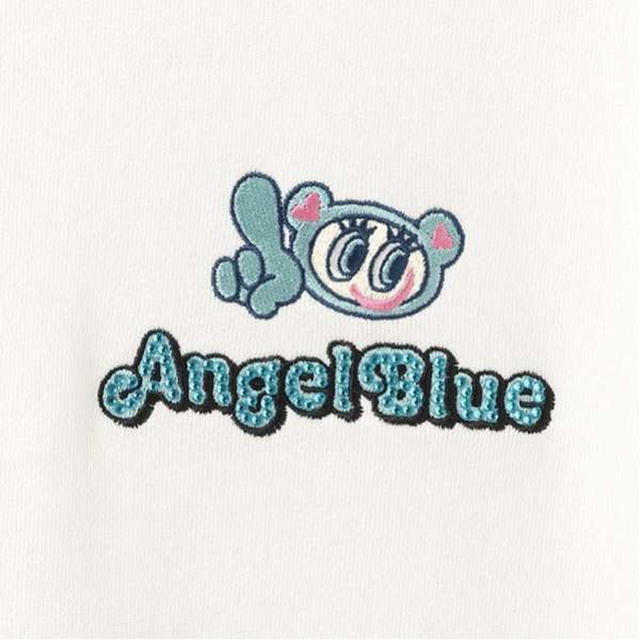 SpongeBob Angel Blue Hoodie,Off white, large image number 2