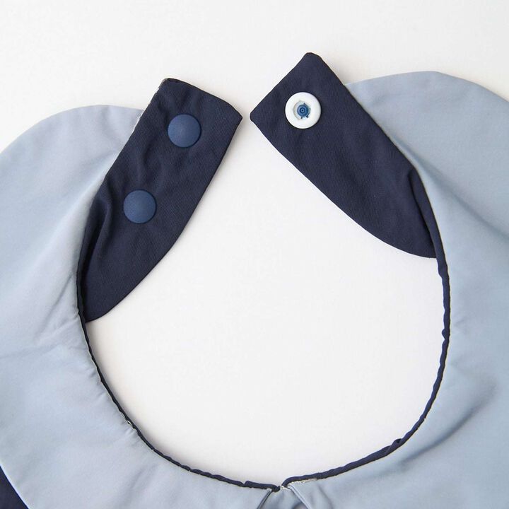 [Anime Chiikawa] Dining Apron with Collar,Light blue, medium image number 5