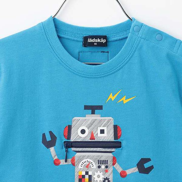 Robot Short Sleeve T-Shirt,Off white, medium image number 6