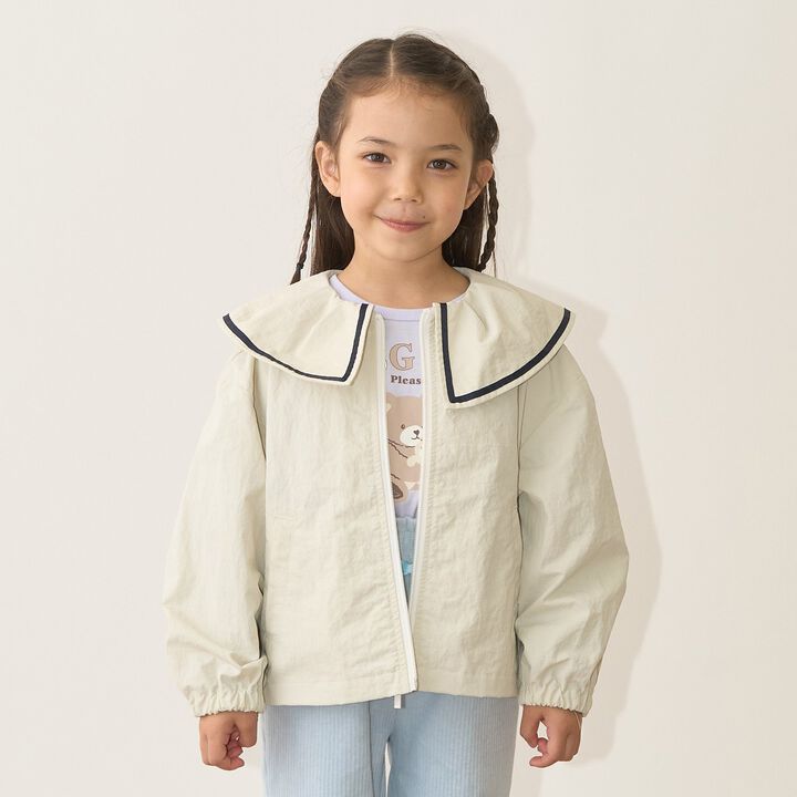Frill Collar Windbreaker,, medium