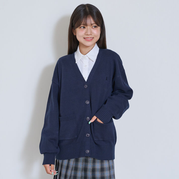 [Washable] School Knit Cardigan for Graduation & Ceremony,, medium