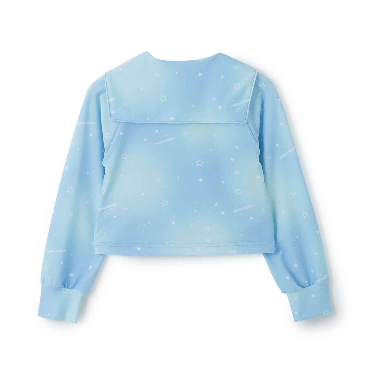[SWIM] Sailor Collar Rash Guard [UV Protection],Sax blue, large image number 1