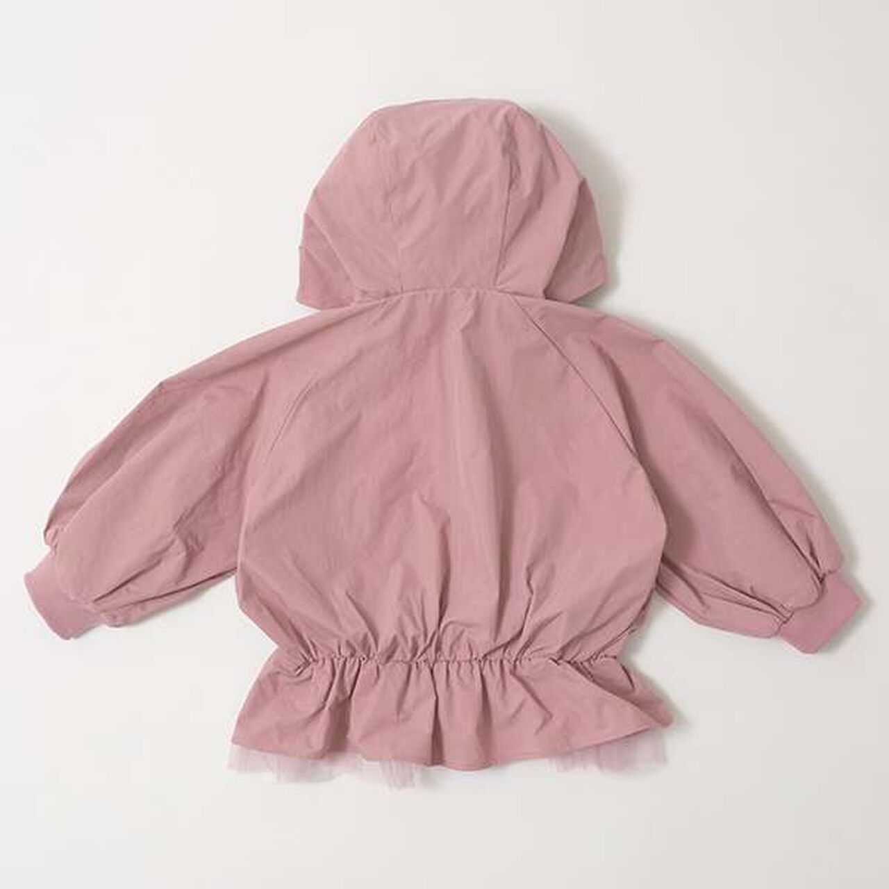 Peplum Silhouette Windbreaker,Black, large image number 11