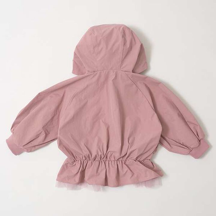 Peplum Silhouette Windbreaker,Black, medium image number 11