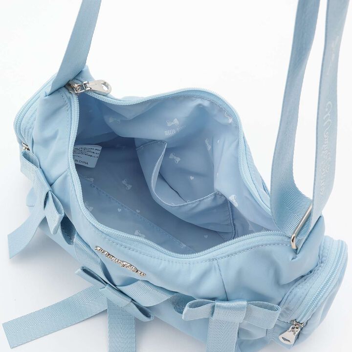 Ribbon Accented Shoulder Bag,Light pink, medium image number 8