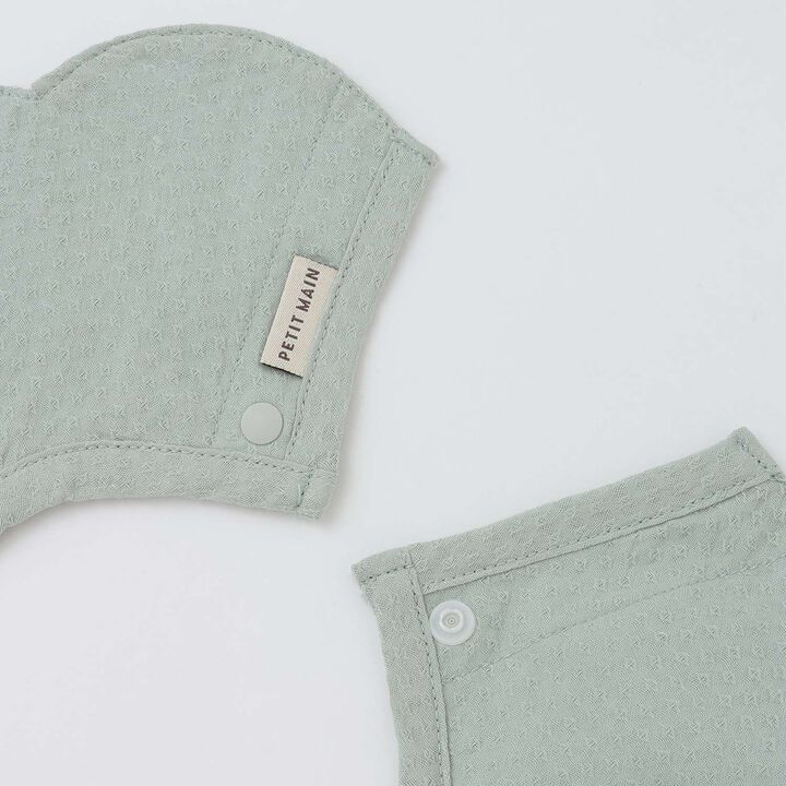 Fluffy Ribbon Bib,Navy, medium image number 4