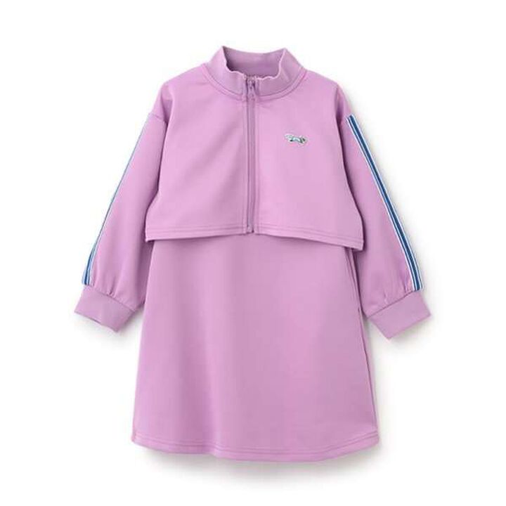 [The FOX] Fox Layered One-Piece Dress Set,Lavender, medium image number 13