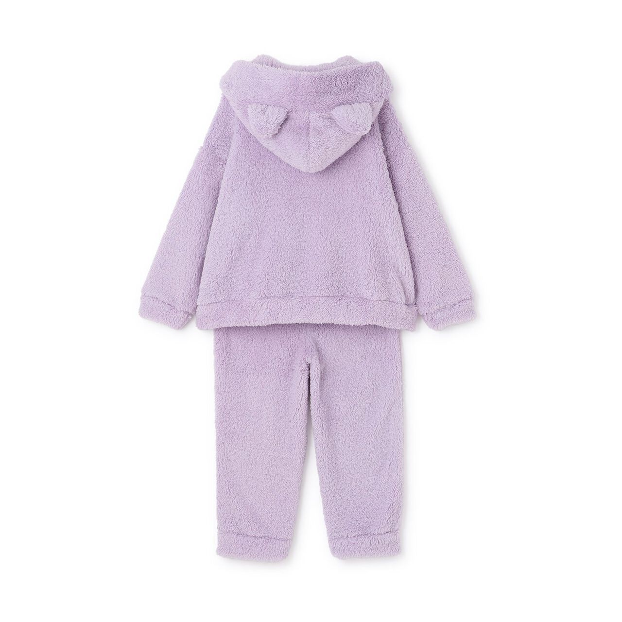 Bunny & Cat Hoodie & Pants Set,Lavender, large image number 5