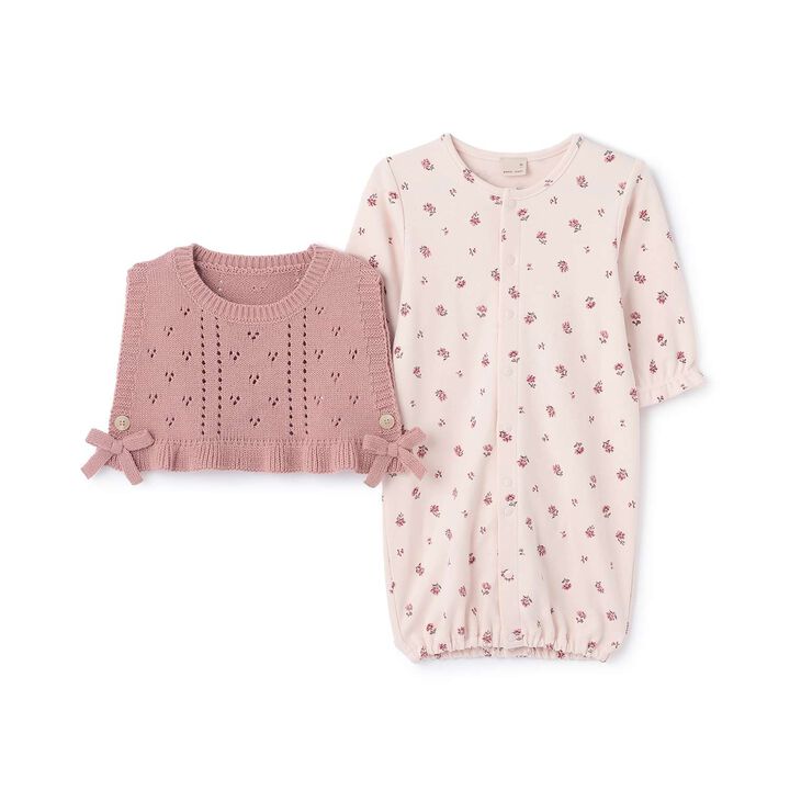 2 WAY All-in-One with Knit Vest,Light pink, medium image number 3