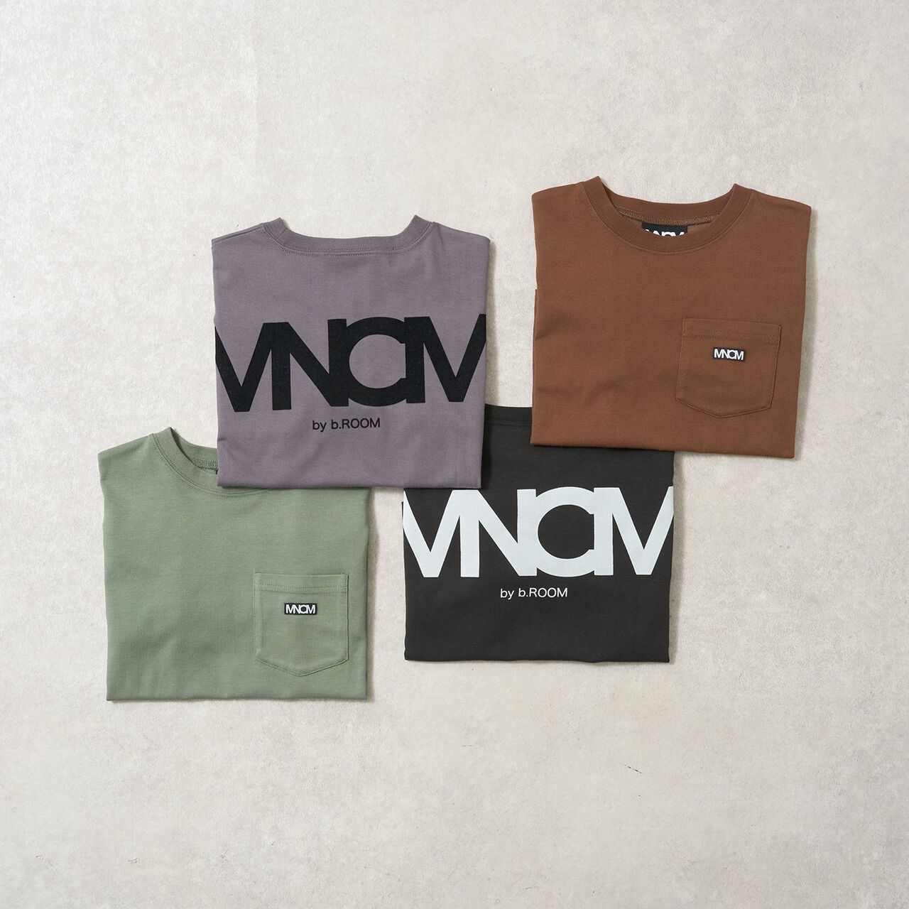 [MNCM] [Coordinatable Setup] Comfortable Jersey Fabric Pocket Big T-Shirt,Black, large image number 12