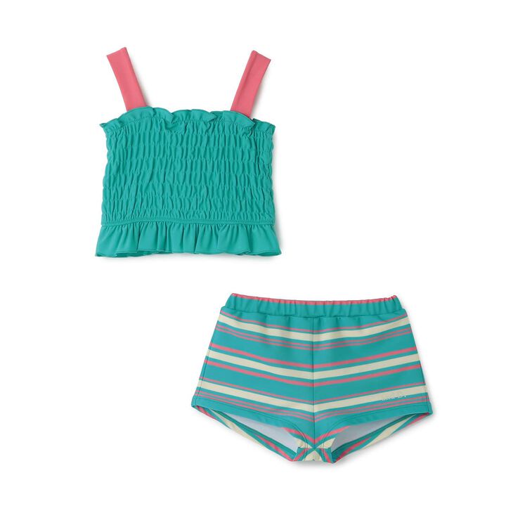 [SWIM] Girls Outfit Set,Emerald green, medium image number 13