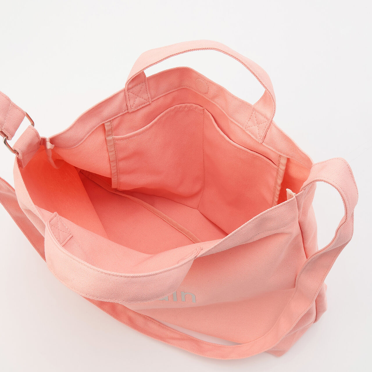 Canvas 2 WAY Shoulder Tote / LG,Beige, large image number 4