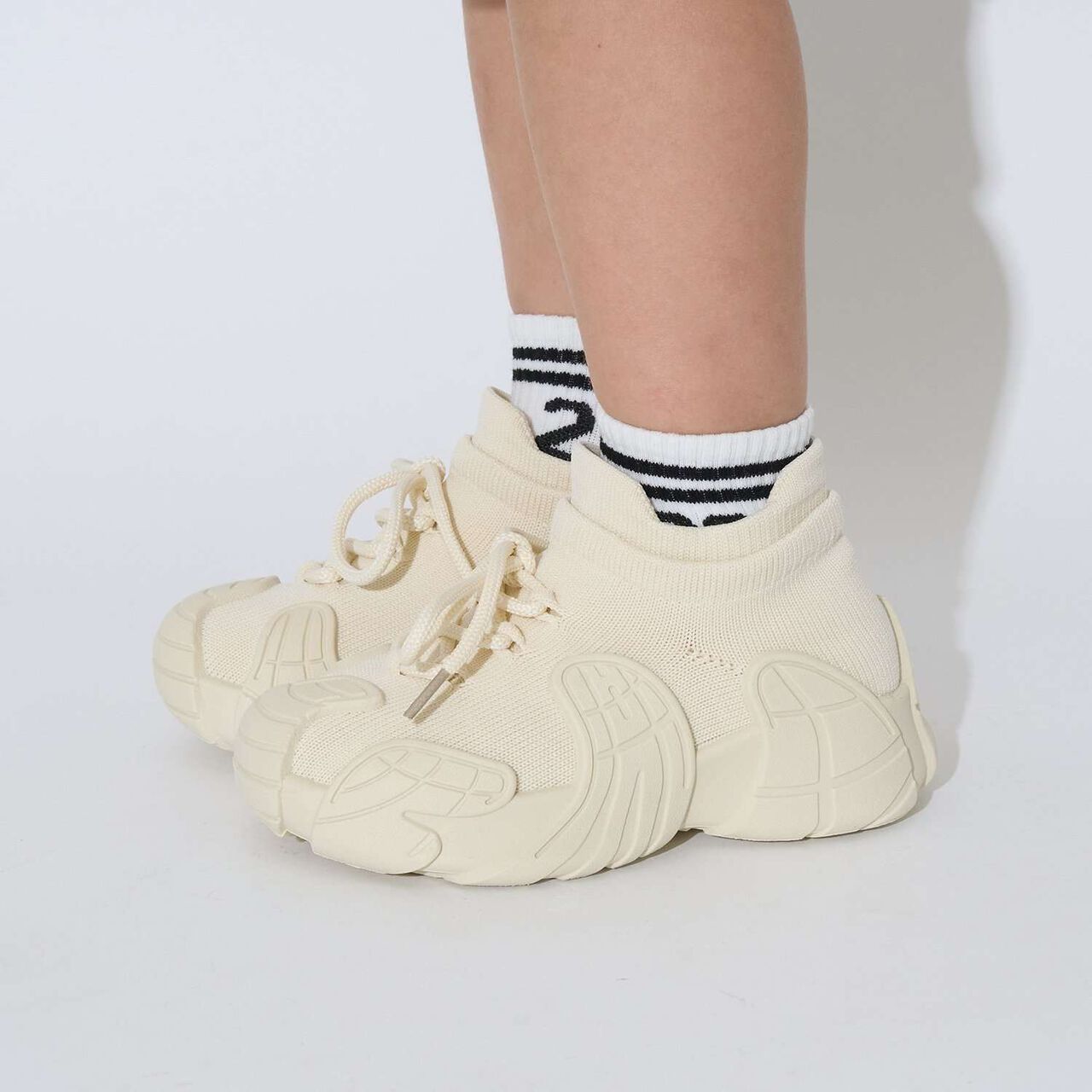 Knit Slip-Ons,Ivory, large image number 0