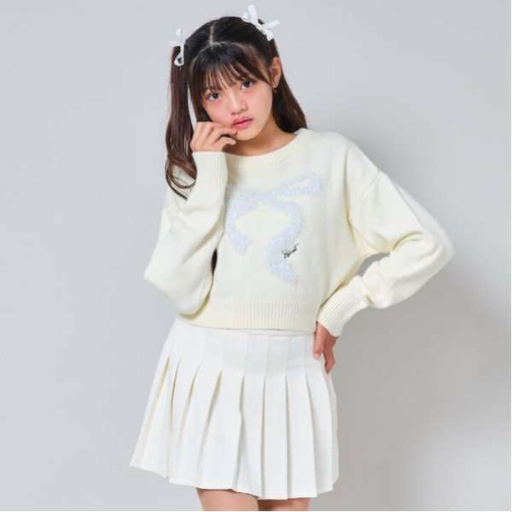 Tuck Skirt,Off white, medium image number 4