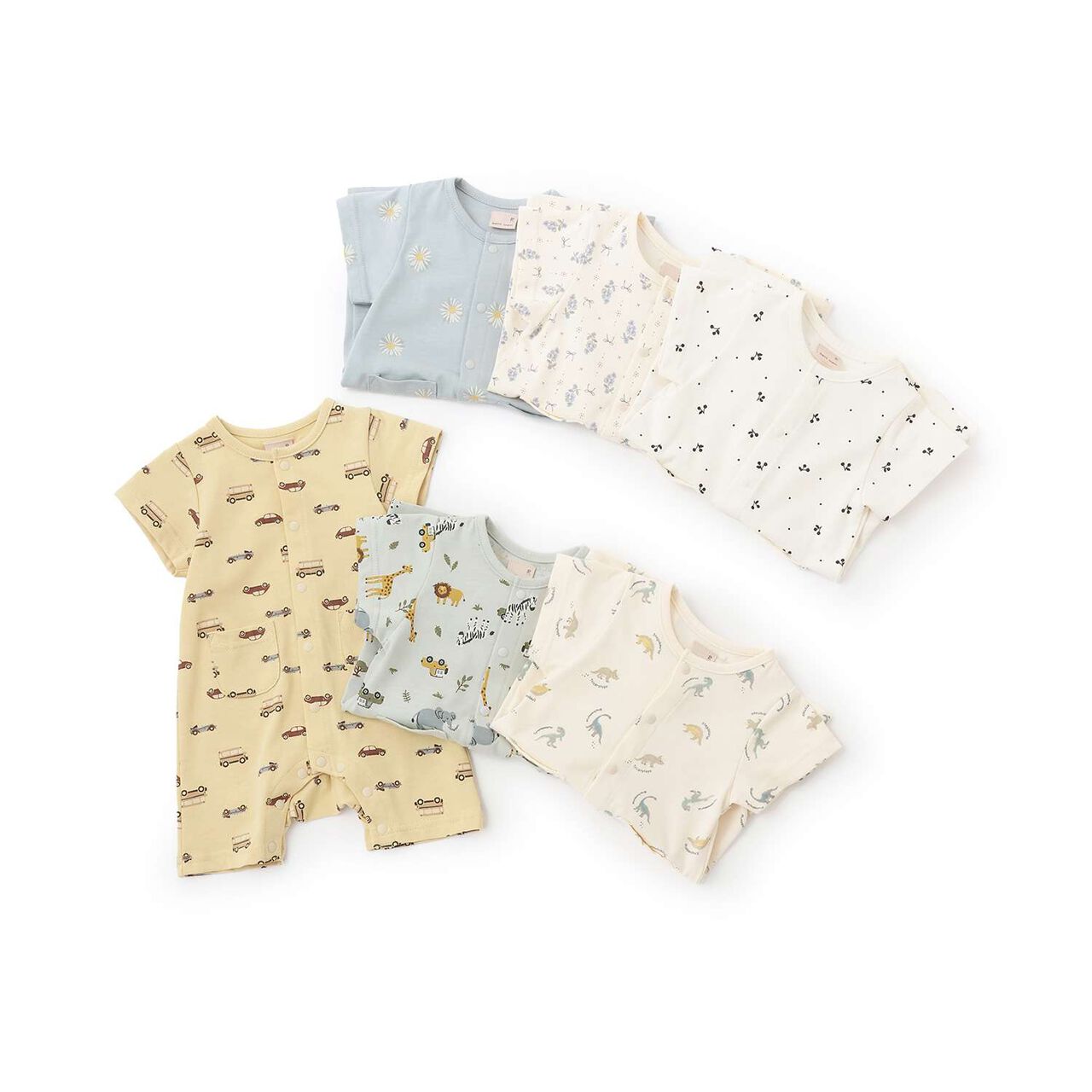 [GOOD PRICE] Short-Sleeve Coverall,Multi color, large image number 15