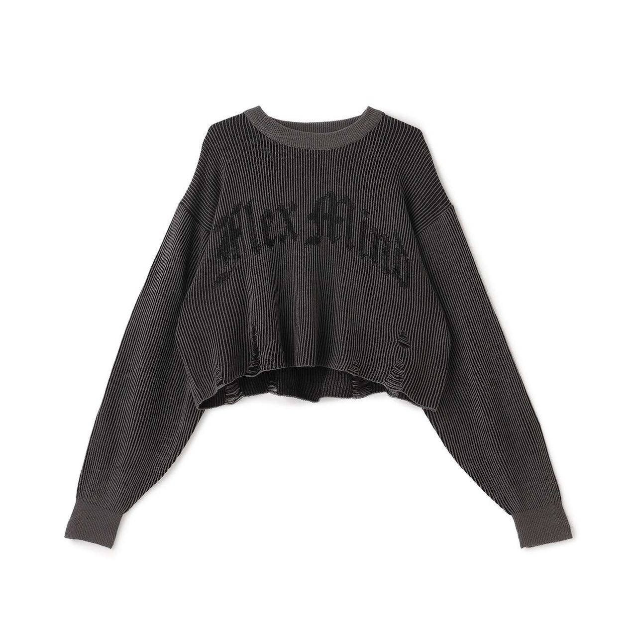 [LTXC] Logo Vintage Cropped Knitwear,Purple, large image number 8