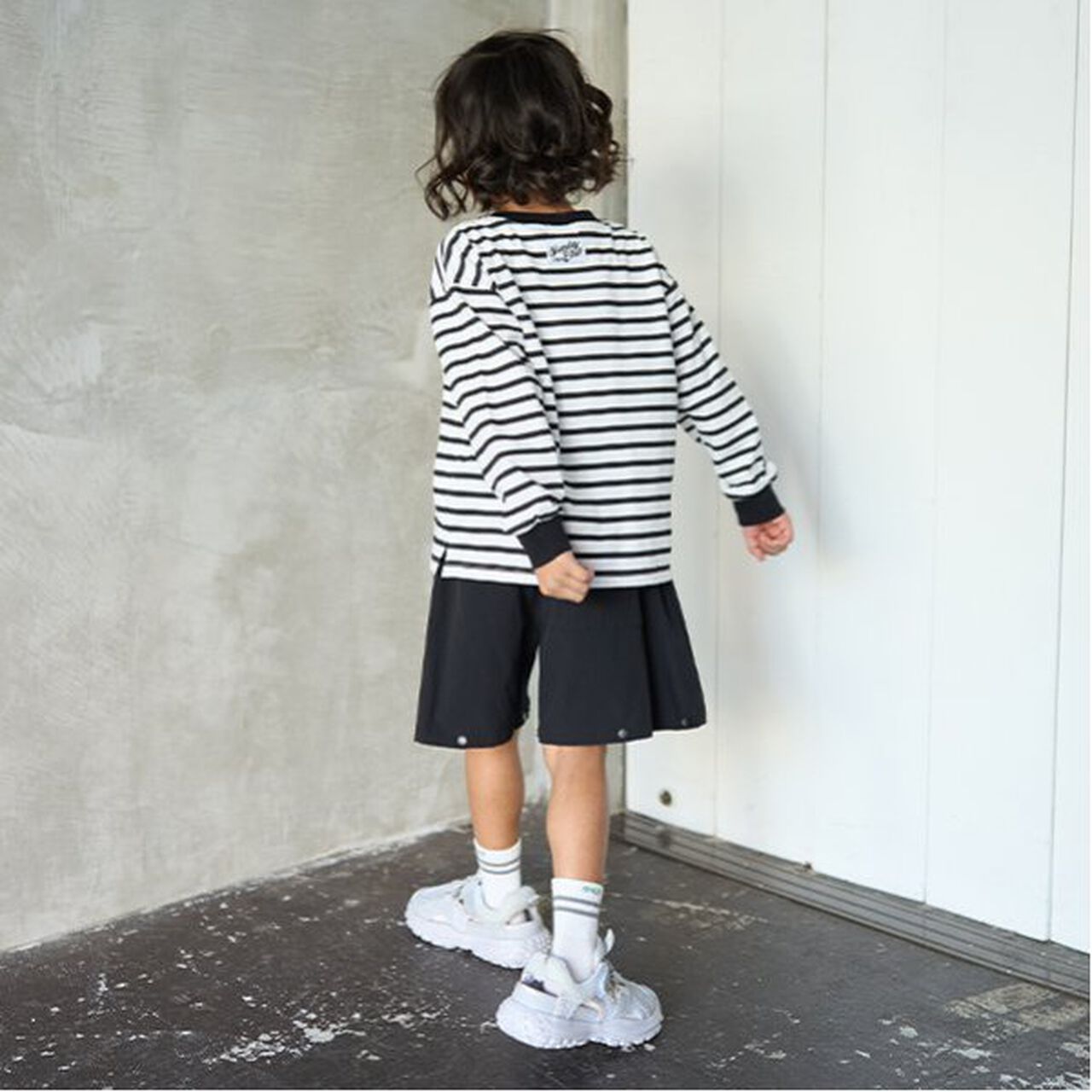 [Comfortable Jersey] Stripe Long-Sleeve T-Shirt,Mustard, large image number 9