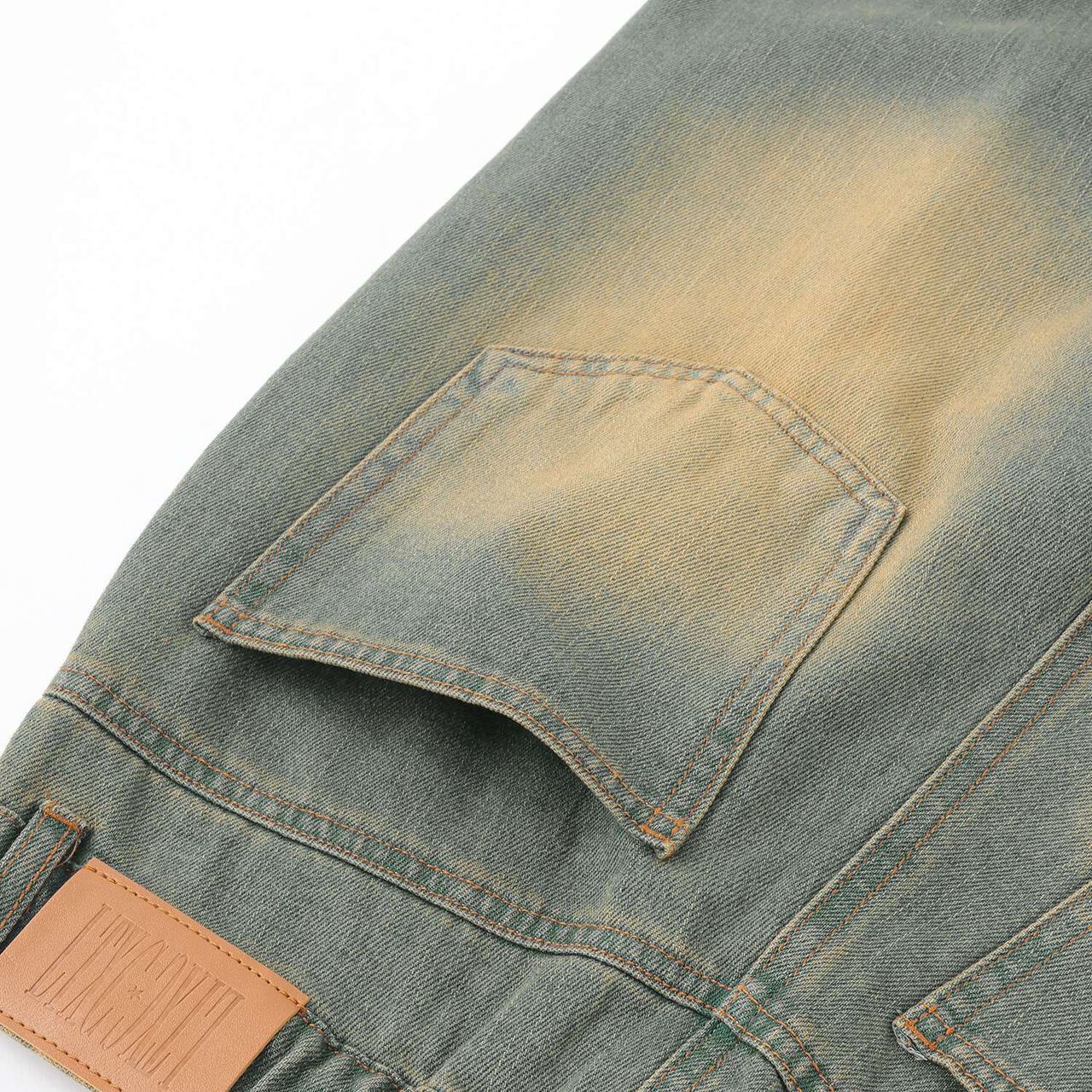 [LTXC] Distressed Wide Pants,Blue, large image number 22