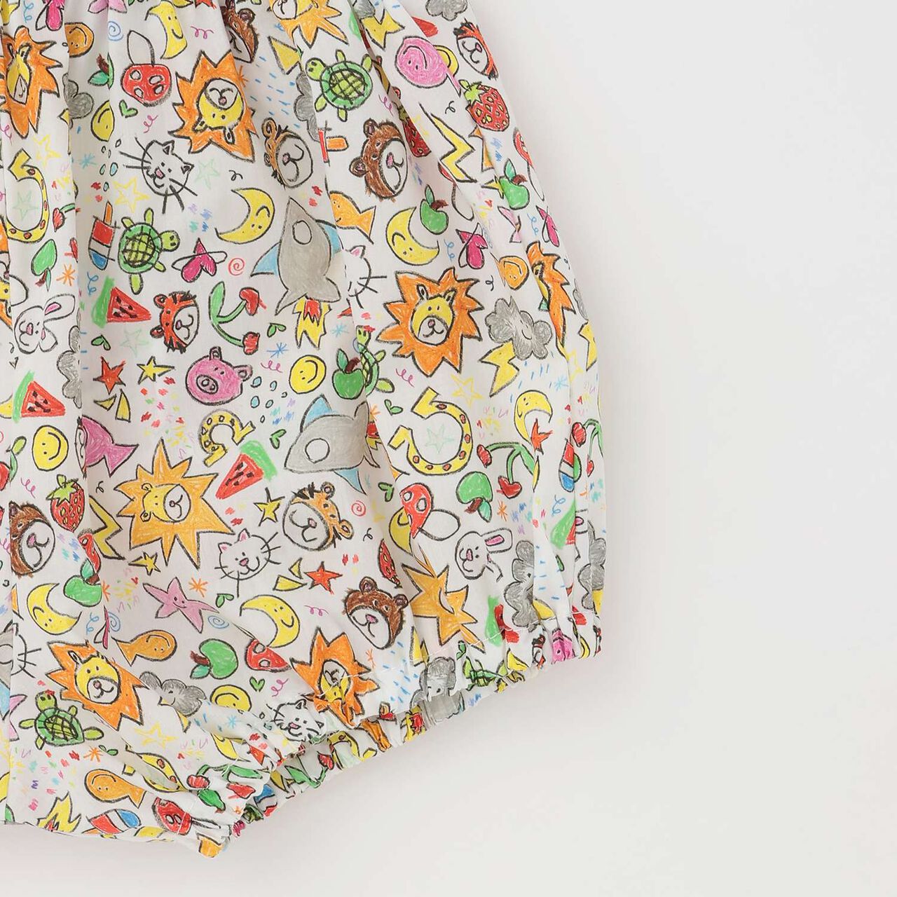 Sustainable Liberty Bib & Bloomer Set [Made in Japan],Pink, large image number 4