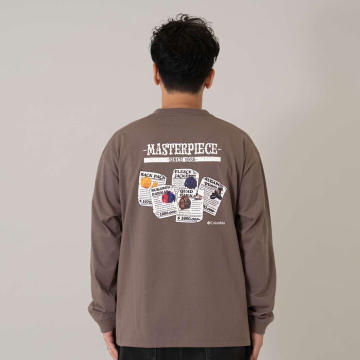 [Columbia] Dad Back Graphic Long Sleeve T-Shirt,Off white, medium image number 6