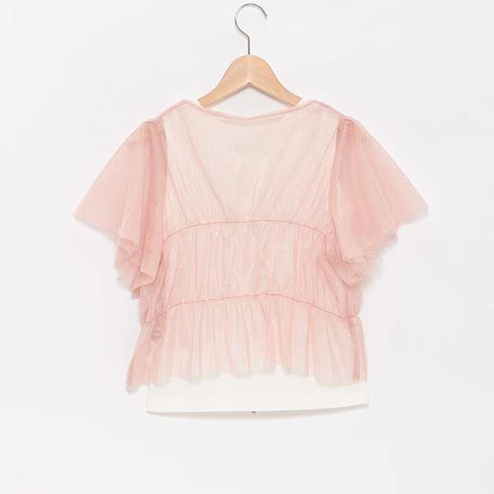 Tulle Bolero with Inner Lining,Black, medium image number 1