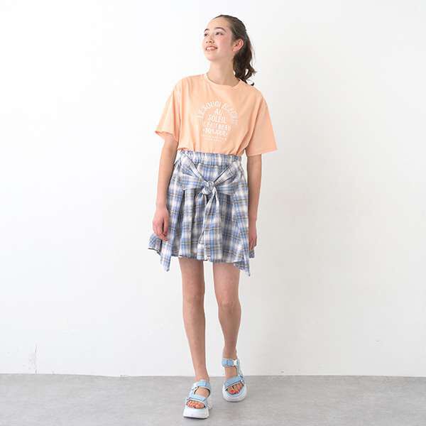 Shirt-Wrapped Checkered Culottes | Narumiya Official Global Online