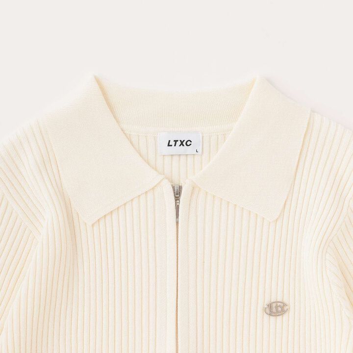 [LTXC] Rib WZIP Cardigan,Brown, medium image number 13