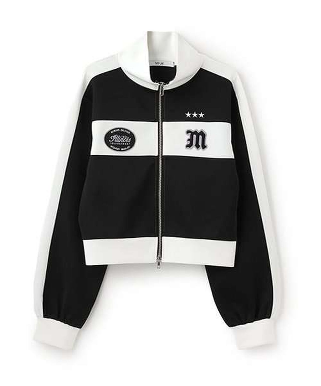 Bi-Color Logo Track Jacket,Black, large image number 10