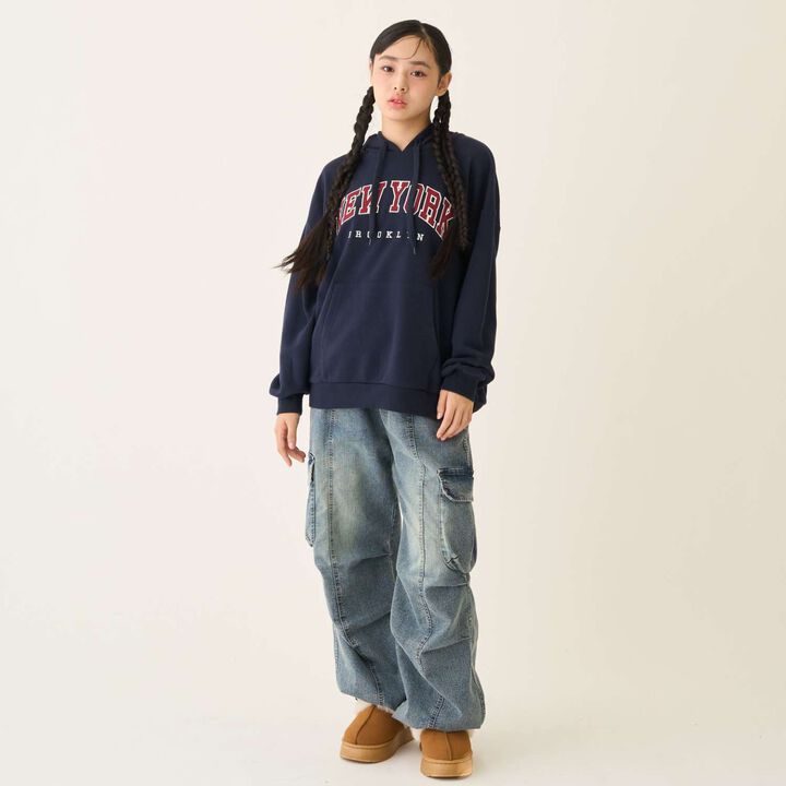 [Seconds Cute Top] [LTXC] College Loose Parka,Green, medium image number 6