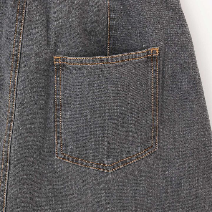 Denim Skirt Outfit Set,Gray, medium image number 16