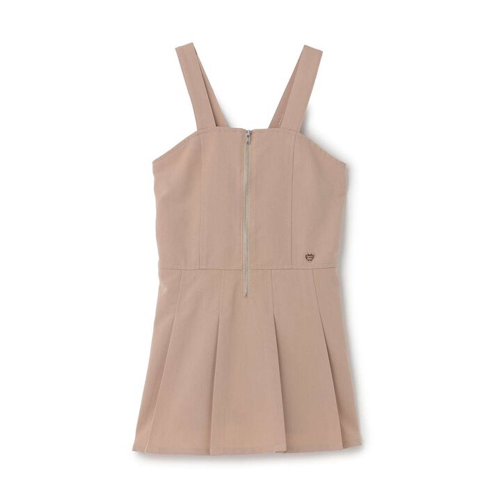 [Easy Change] Pleated One-Piece Dress for Girls [Kids] [Children's Clothing],Beige, medium image number 1